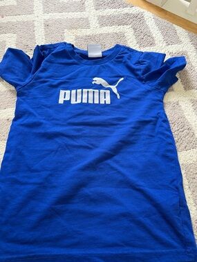 Puma Royal Blue Tee with White Logo